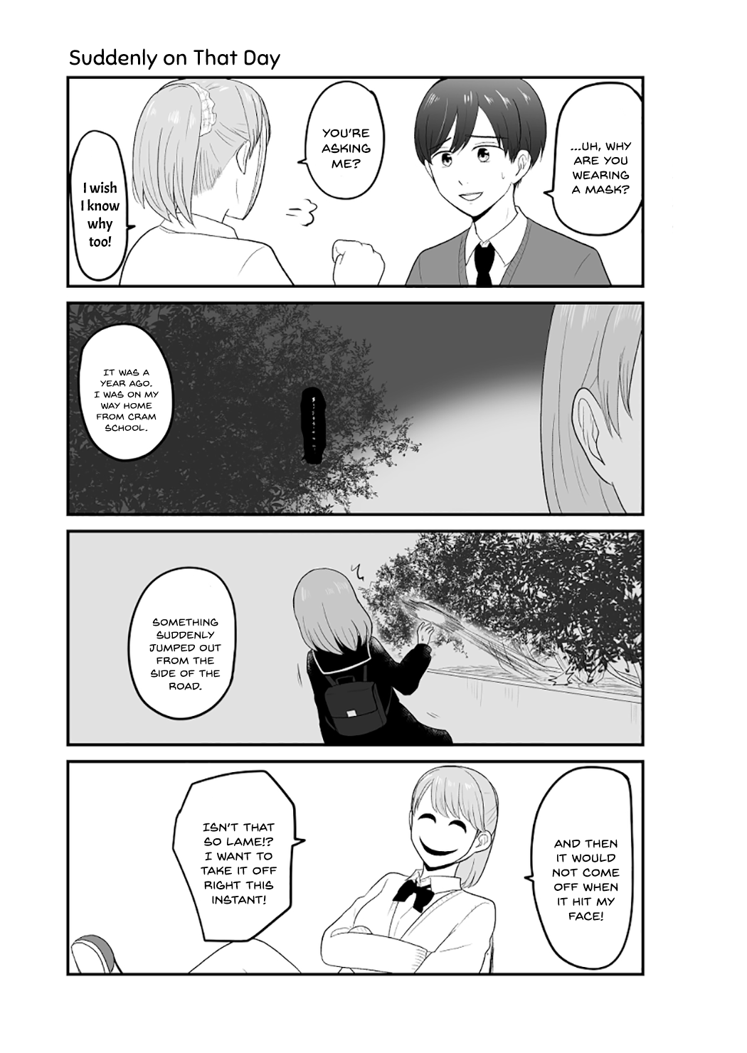 Kamen no Kanojo chapter 1 - page 6