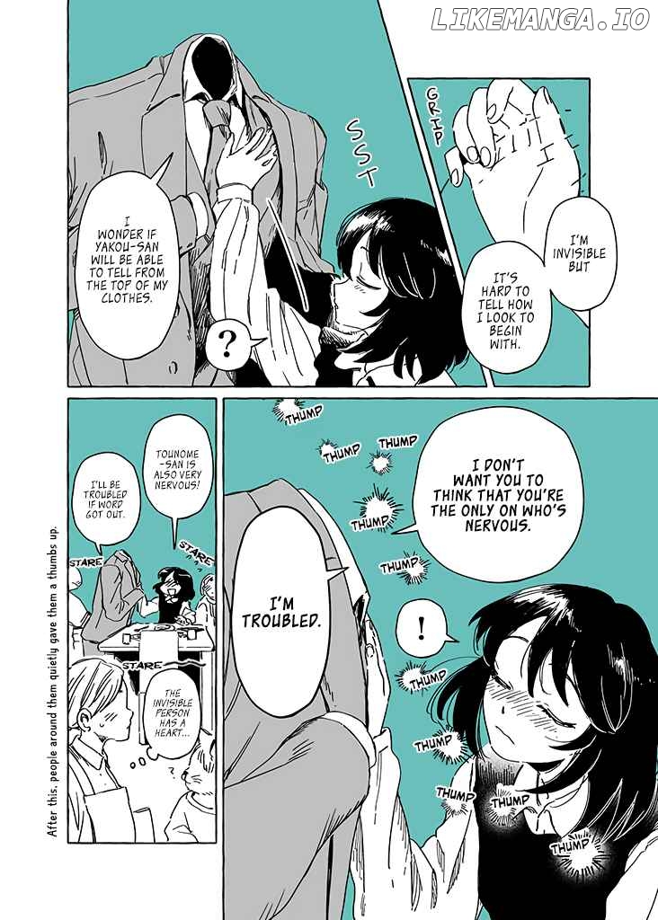 Toumei Otoko to Ningen Onna ~Sonouchi Fuufu ni Naru Futari~ chapter 1 - page 12