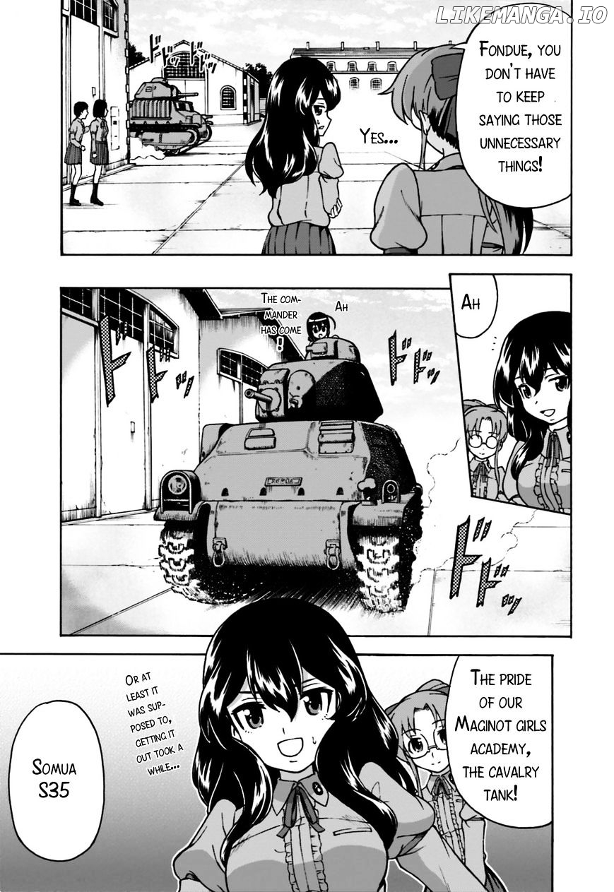 GIRLS und PANZER - Gekitou! Maginot-sen desu!! chapter 2 - page 12