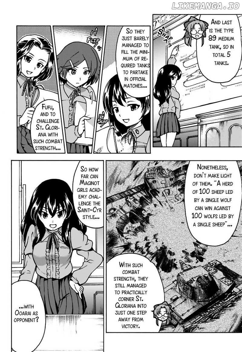 GIRLS und PANZER - Gekitou! Maginot-sen desu!! chapter 3 - page 20