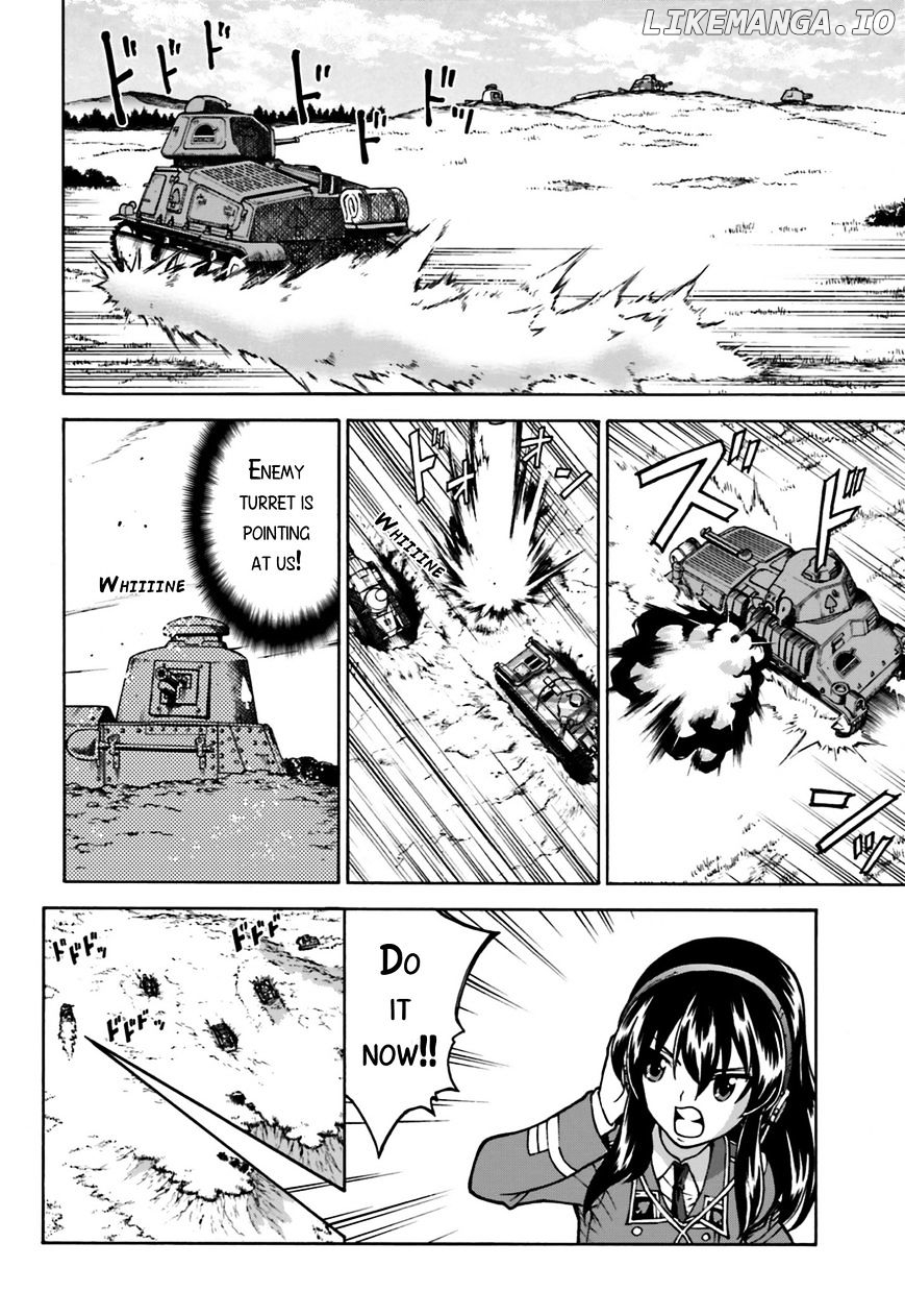 GIRLS und PANZER - Gekitou! Maginot-sen desu!! chapter 3 - page 24