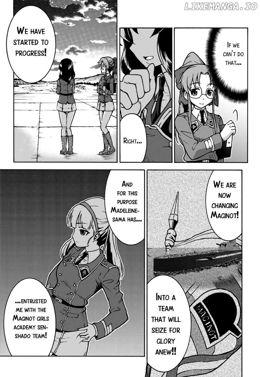 GIRLS und PANZER - Gekitou! Maginot-sen desu!! chapter 3 - page 33