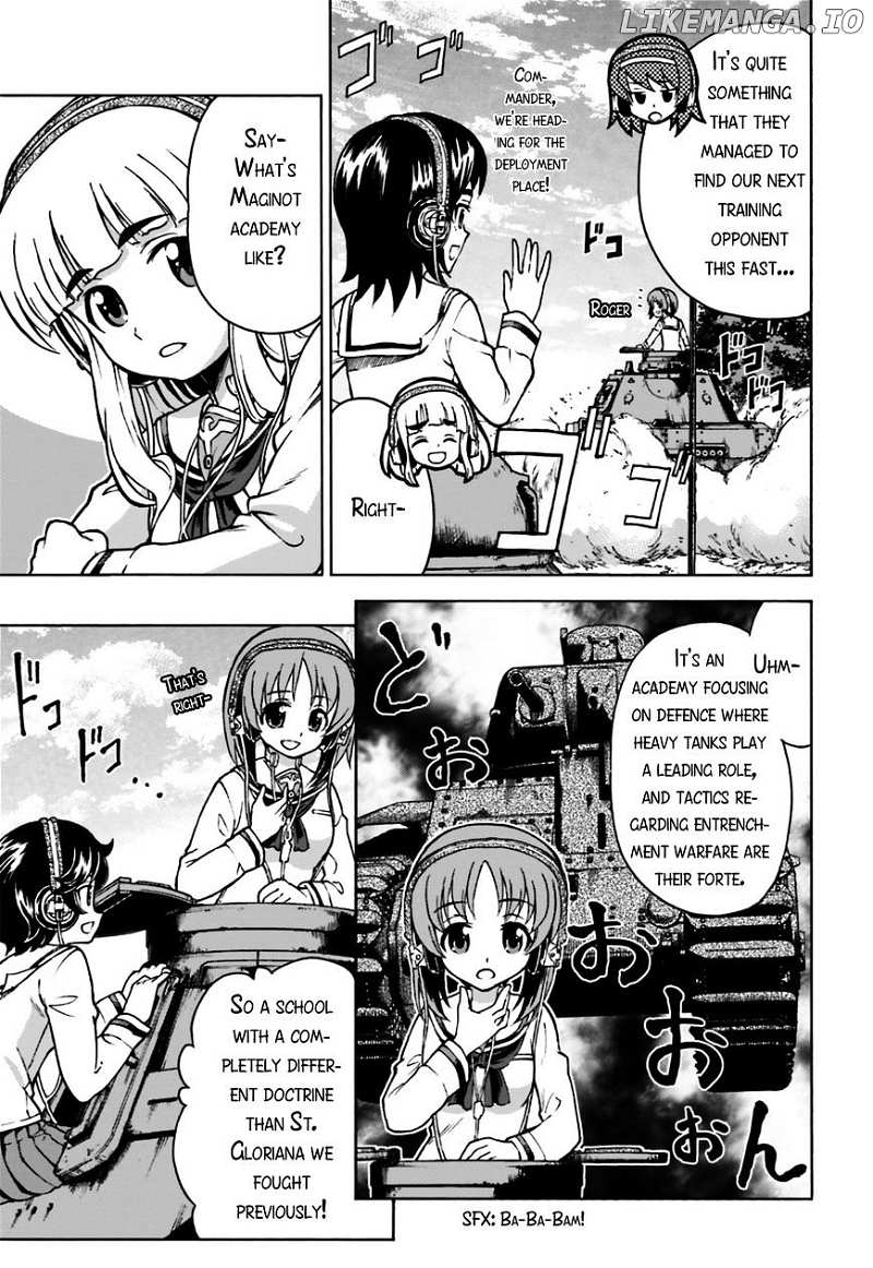 GIRLS und PANZER - Gekitou! Maginot-sen desu!! chapter 3 - page 5