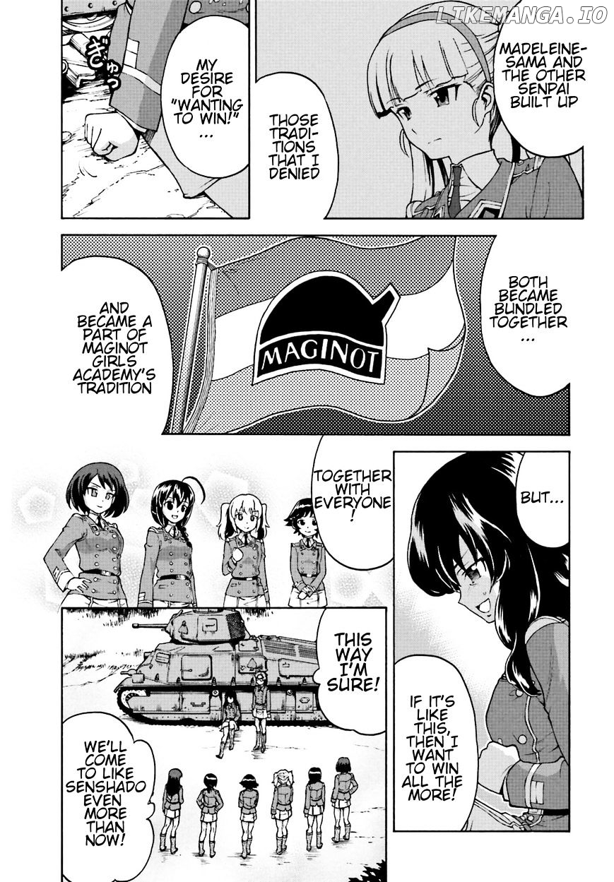 GIRLS und PANZER - Gekitou! Maginot-sen desu!! chapter 8 - page 21