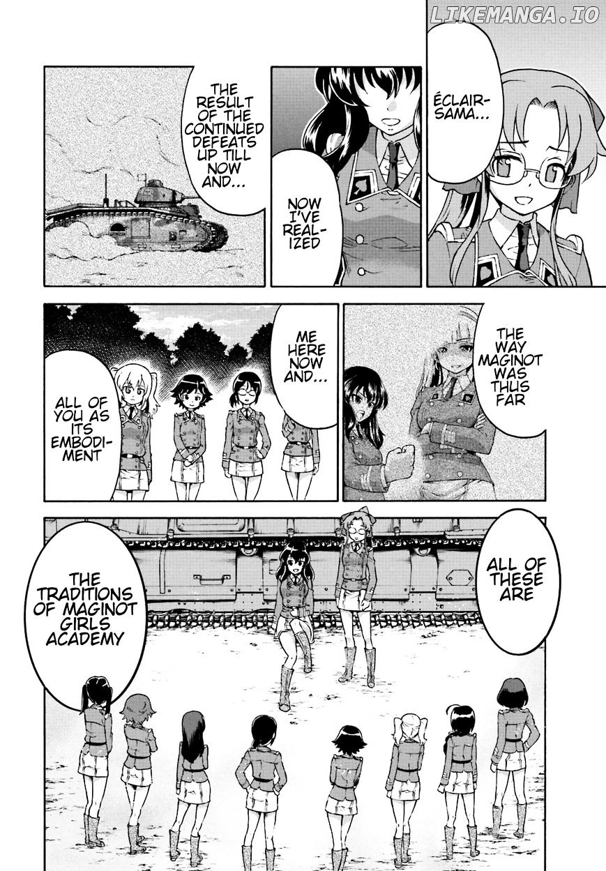 GIRLS und PANZER - Gekitou! Maginot-sen desu!! chapter 8 - page 22