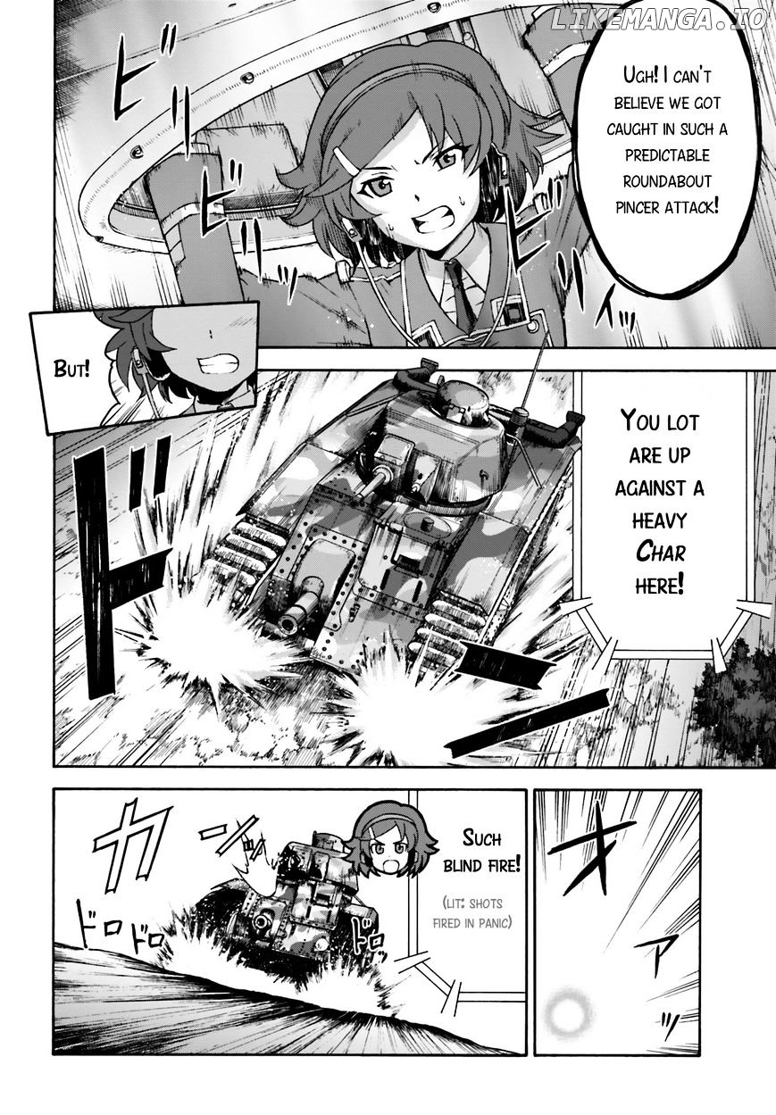 GIRLS und PANZER - Gekitou! Maginot-sen desu!! chapter 10 - page 16