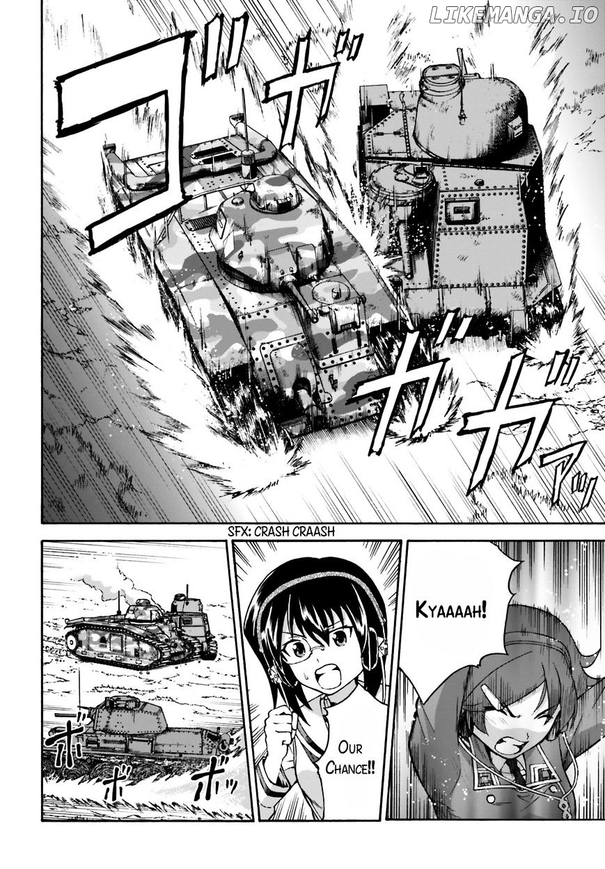 GIRLS und PANZER - Gekitou! Maginot-sen desu!! chapter 10 - page 24