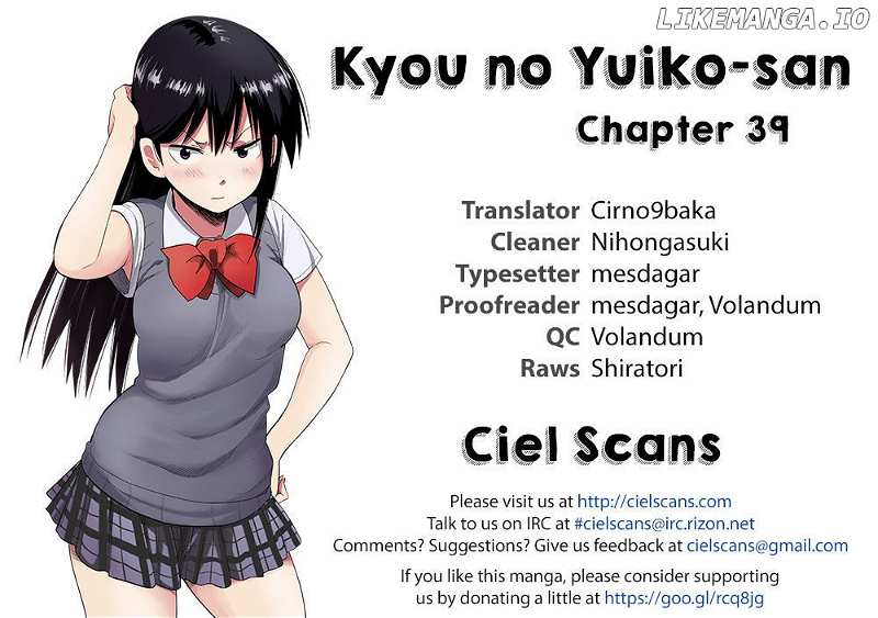 Kyou No Yuiko-San chapter 39 - page 1