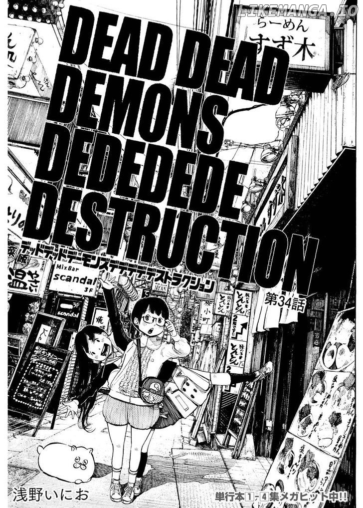Dead Dead Demon’s Dededededestruction chapter 34 - page 3