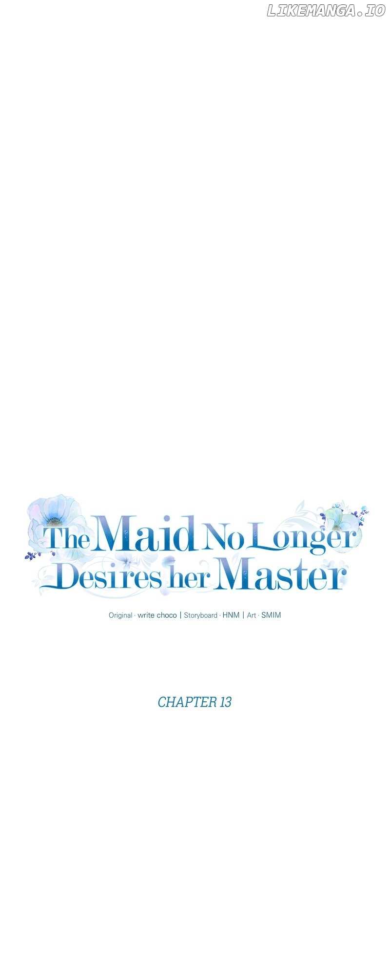 The Maid No Longer Desires her Master Chapter 13 - page 10