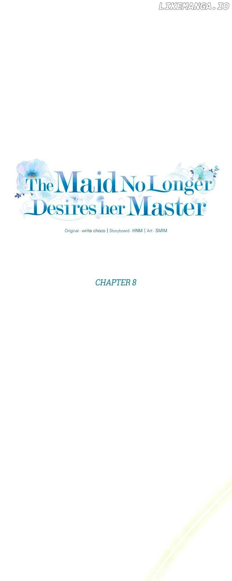 The Maid No Longer Desires her Master Chapter 8 - page 1