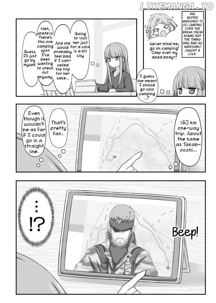 Yurucamp △ - Snake Camp Chapter 3 - page 2