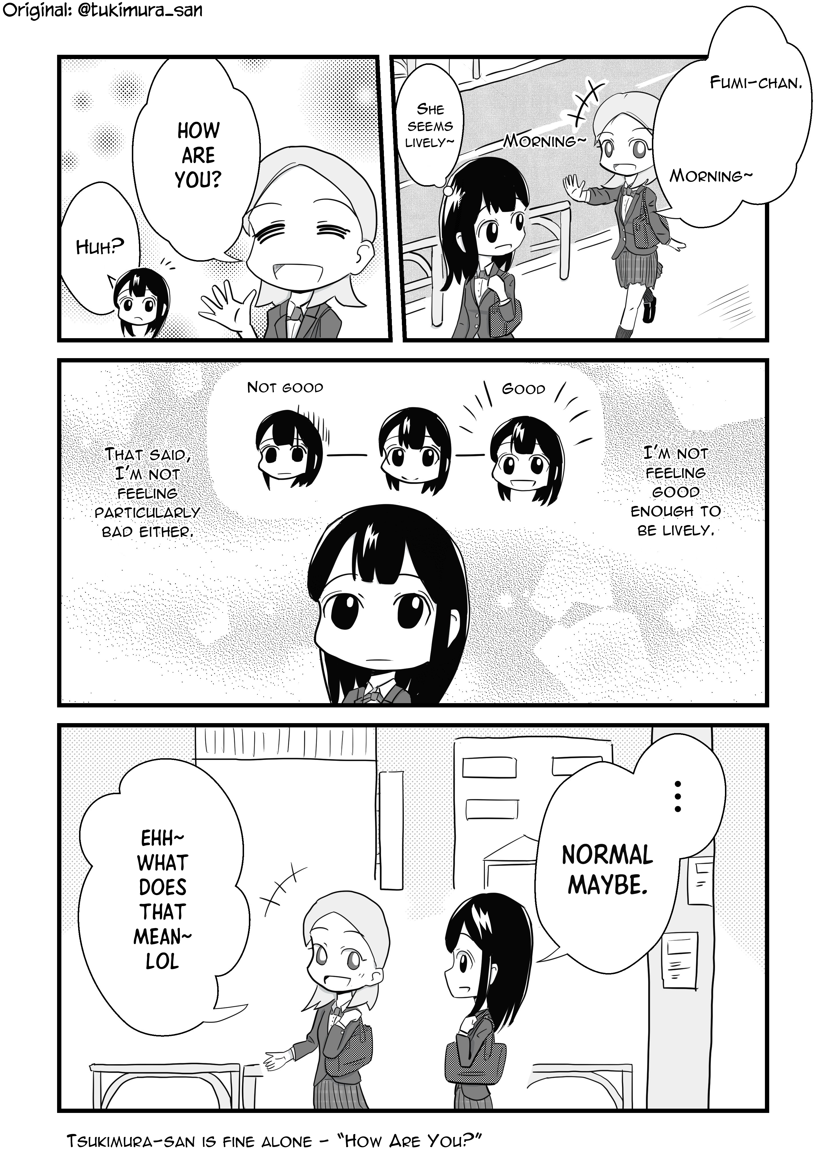 Tsukimura-san wa Hitori ga Ii chapter 33 - page 1