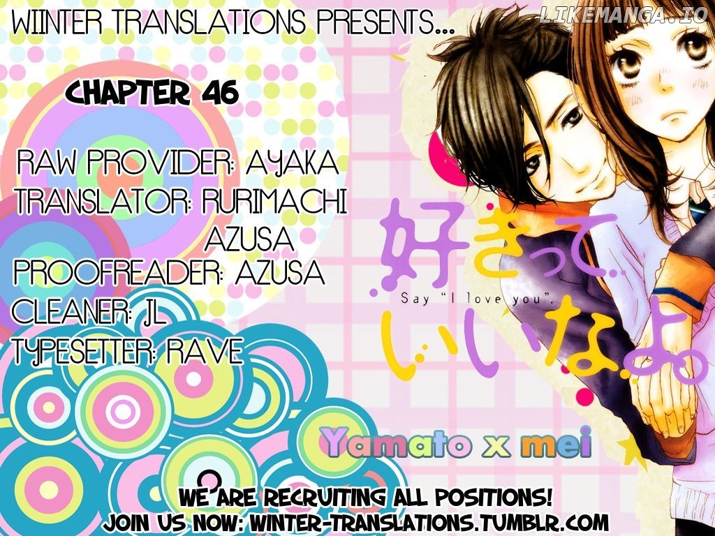 Suki tte Ii na yo. chapter 46 - page 42