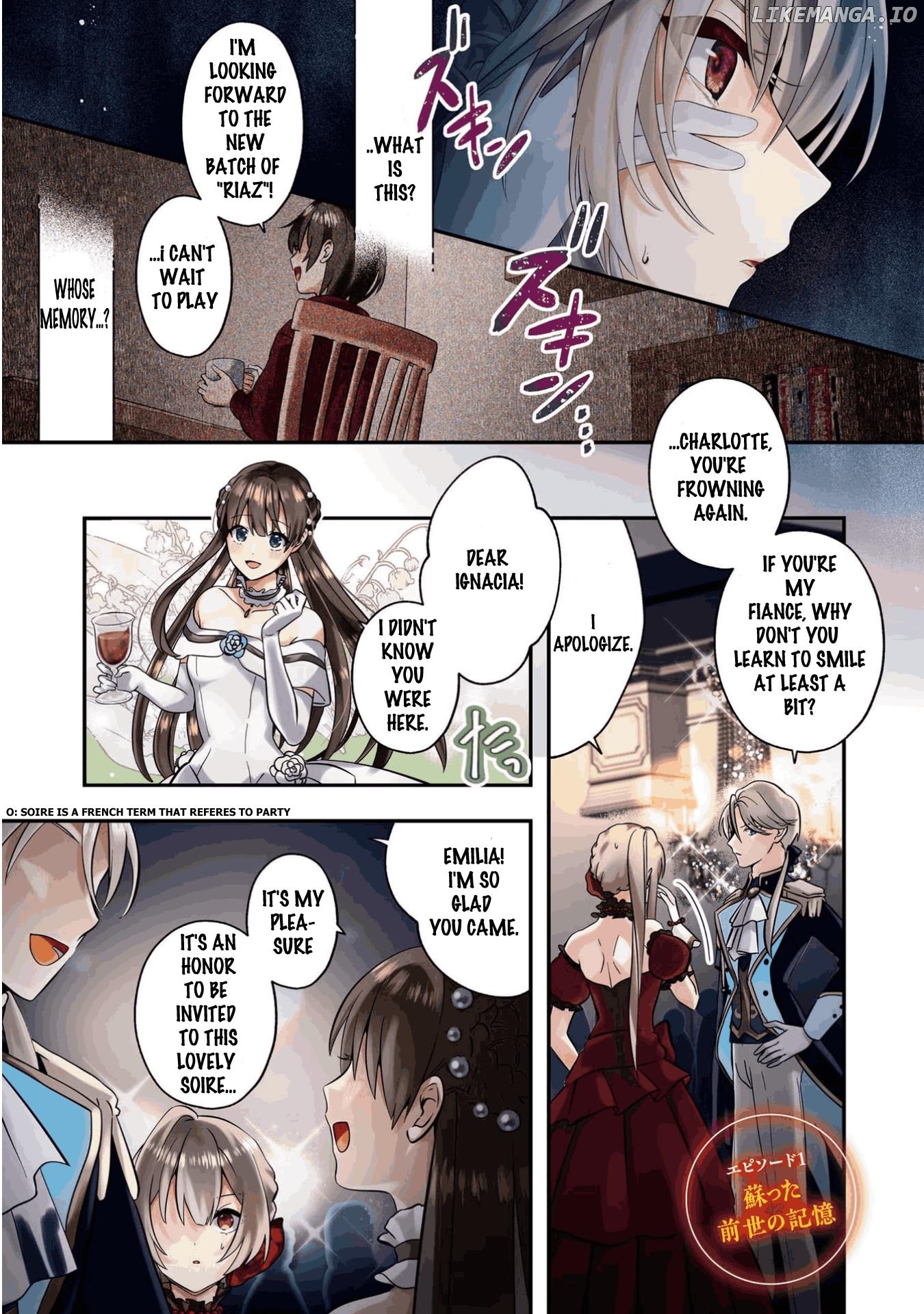 Kaifukushoku No Akuyaku Reijou chapter 1 - page 2