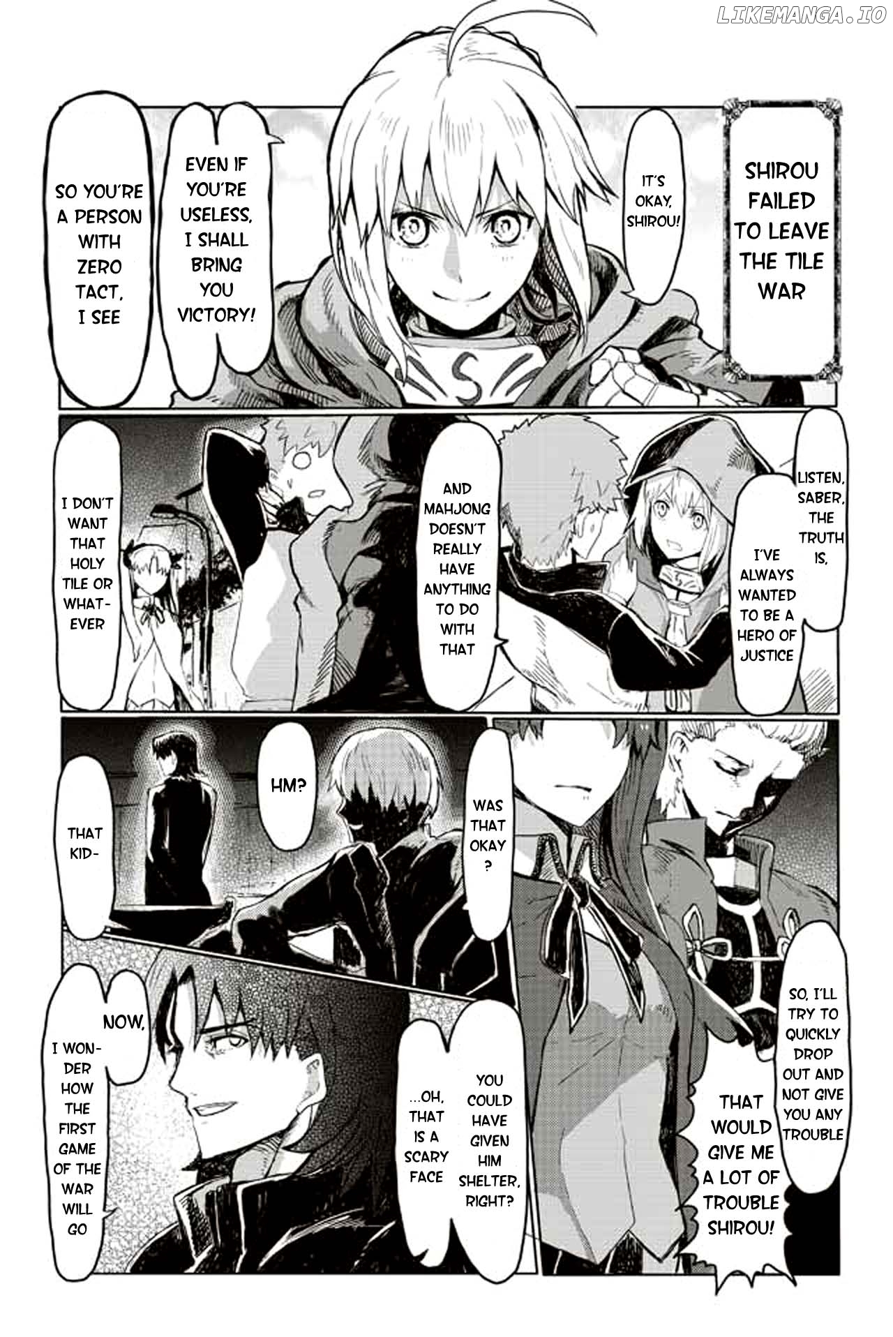 Fate/Mahjong Night - Seihai Sensou chapter 26 - page 1