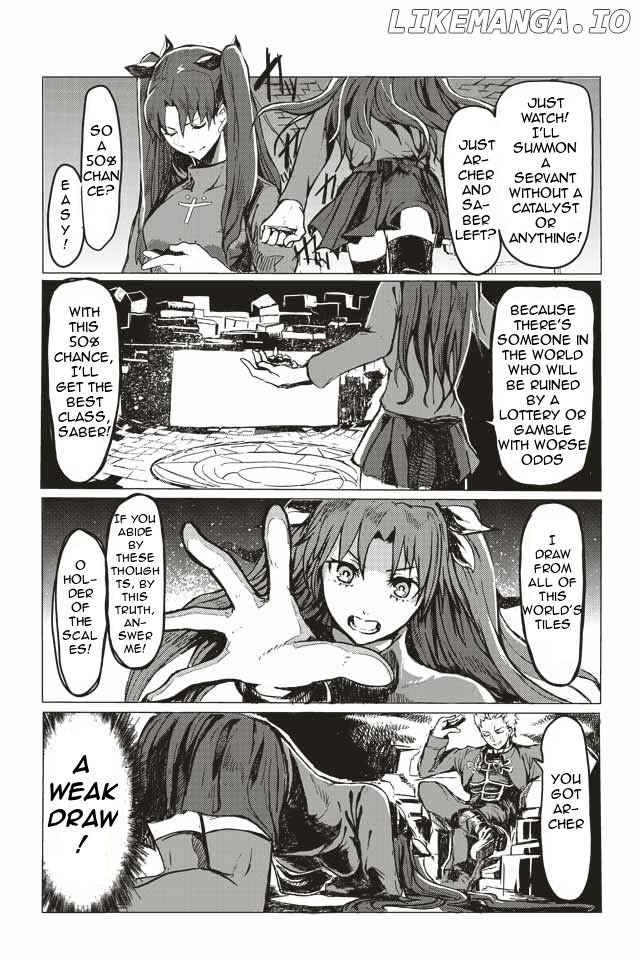 Fate/Mahjong Night - Seihai Sensou chapter 6 - page 1