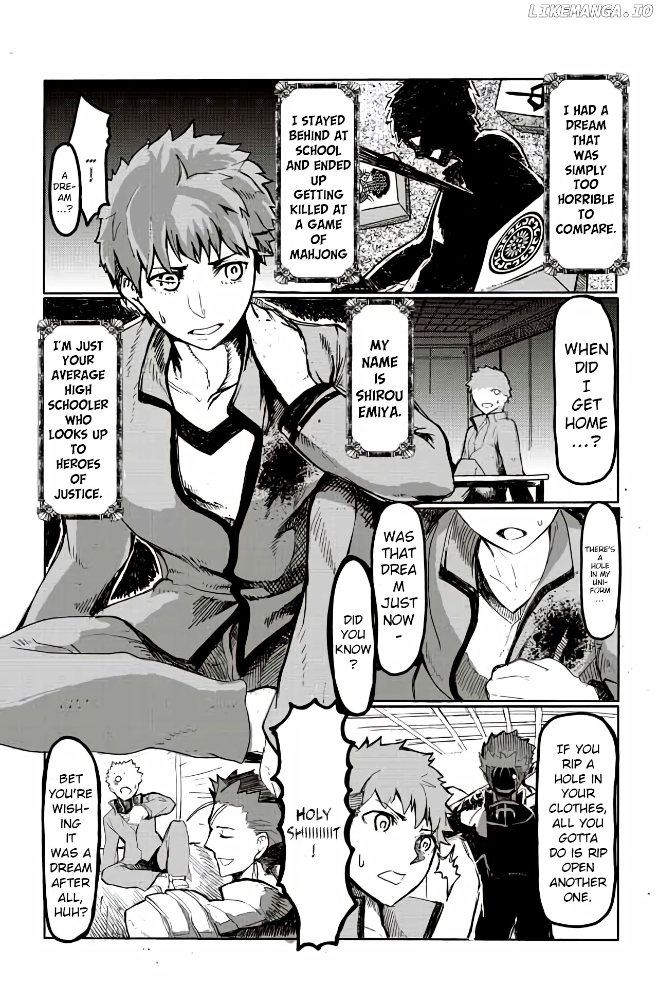 Fate/Mahjong Night - Seihai Sensou chapter 12 - page 2