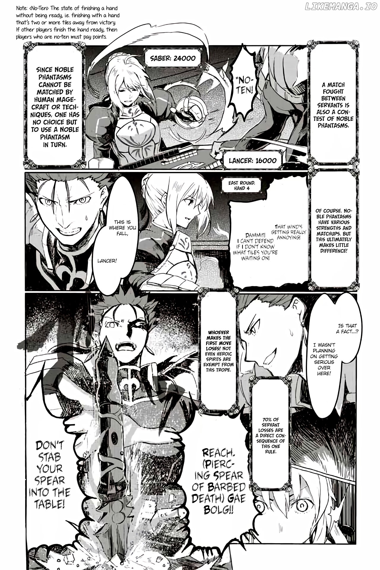 Fate/Mahjong Night - Seihai Sensou chapter 20 - page 1