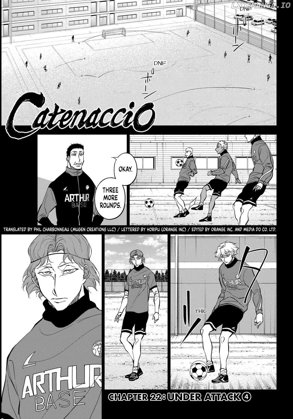 Catenaccio Chapter 22 - page 1