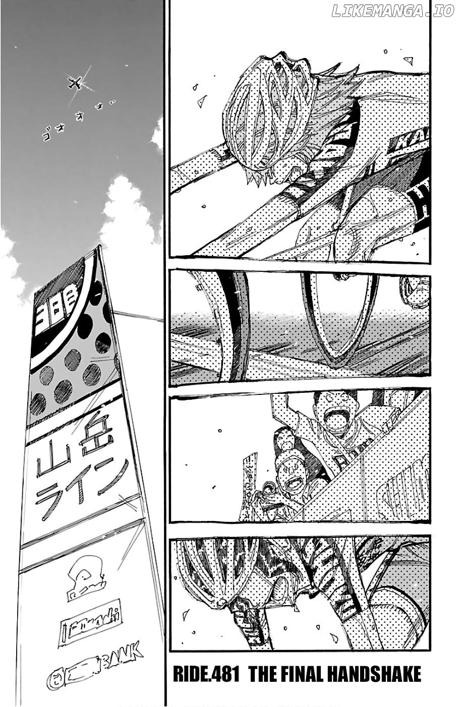 Yowamushi Pedal Chapter 481 - page 1