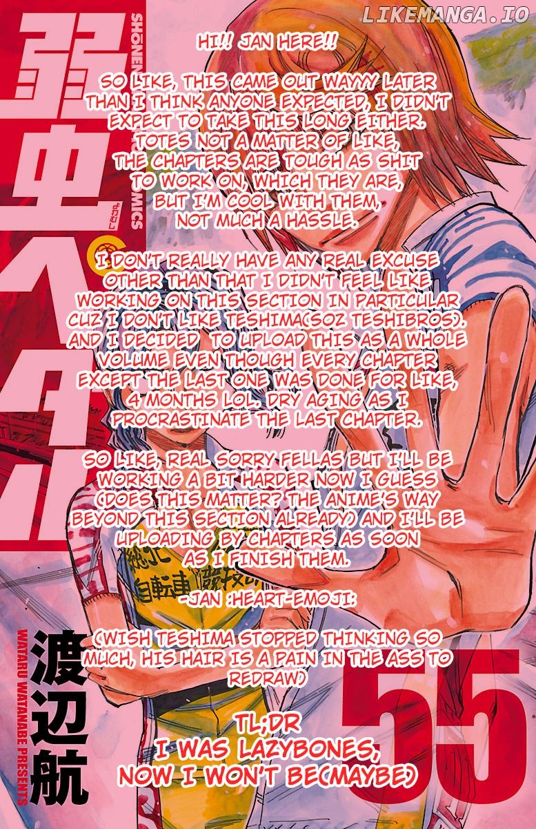 Yowamushi Pedal Chapter 476 - page 19