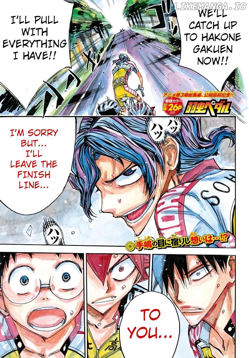 Yowamushi Pedal Chapter 467 - page 2