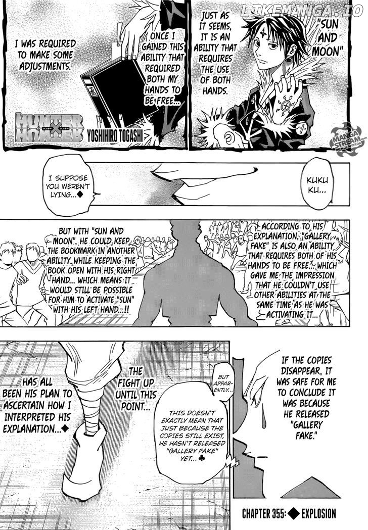 Hunter X Hunter chapter 355 - page 1