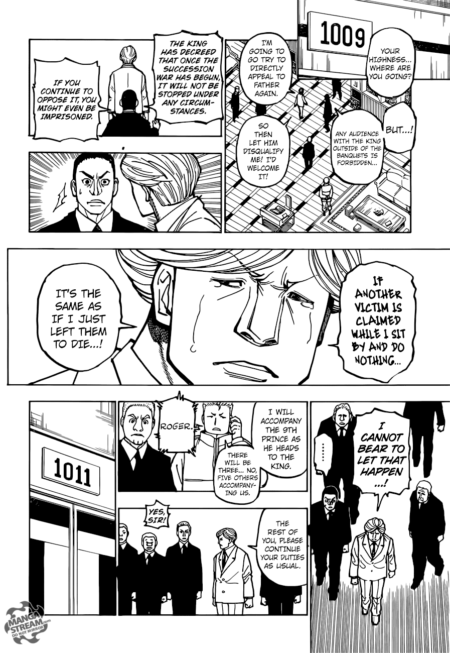 Hunter X Hunter chapter 375 - page 9