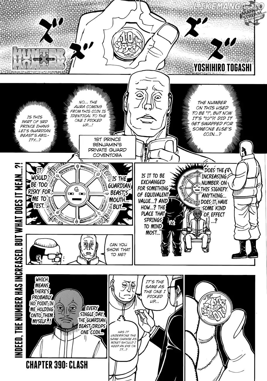 Hunter X Hunter chapter 390 - page 1