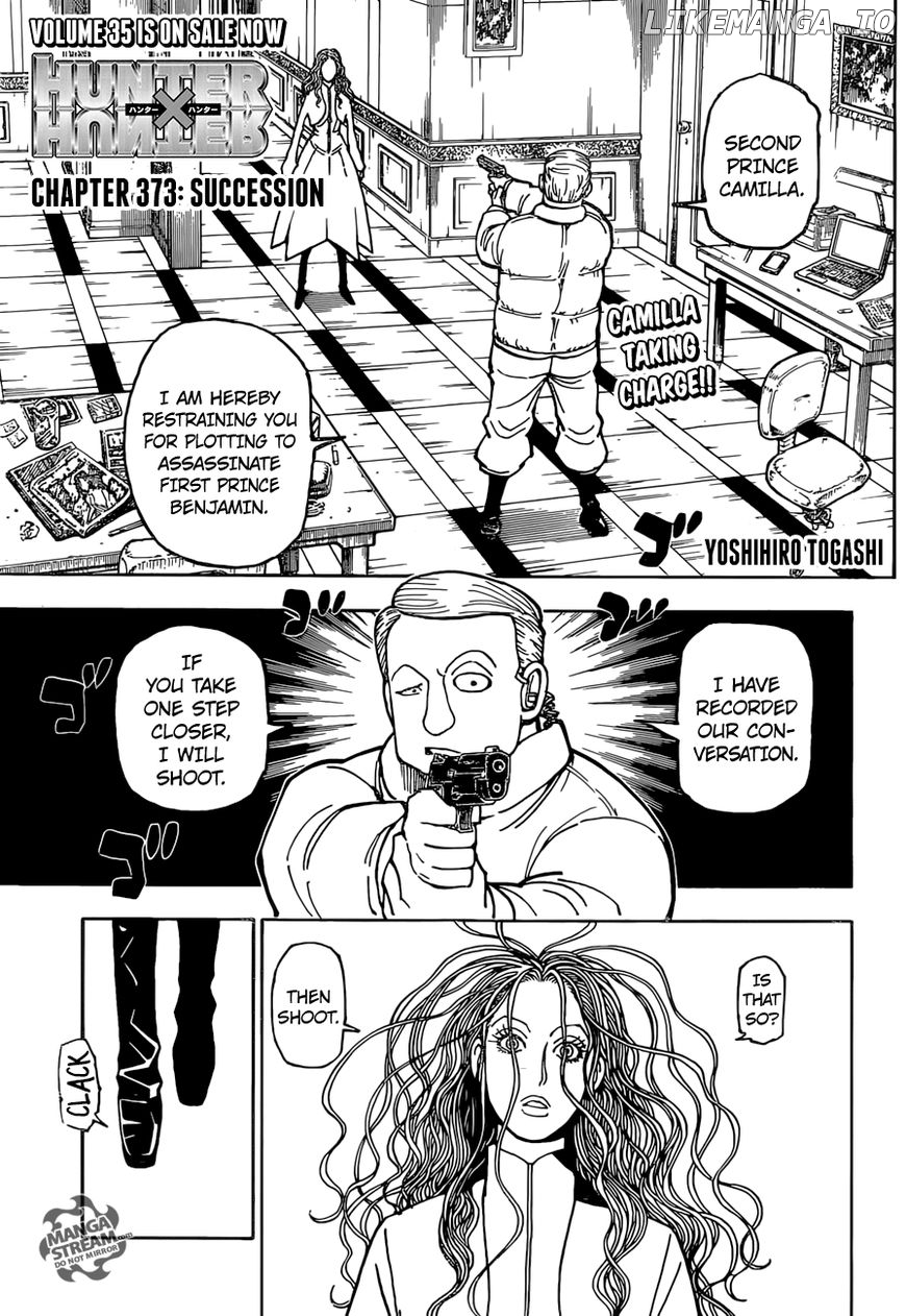 Hunter X Hunter chapter 373 - page 1