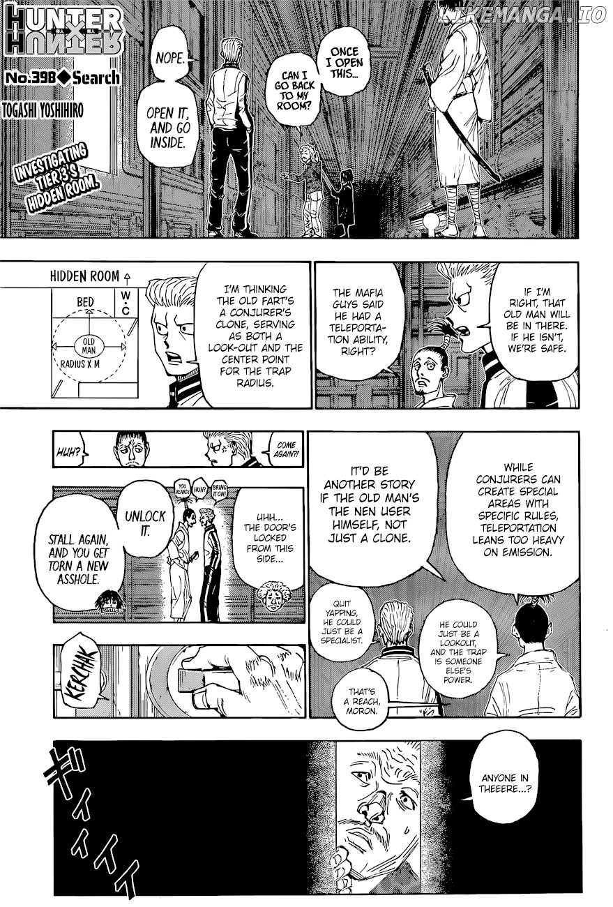 Hunter X Hunter chapter 398 - page 1