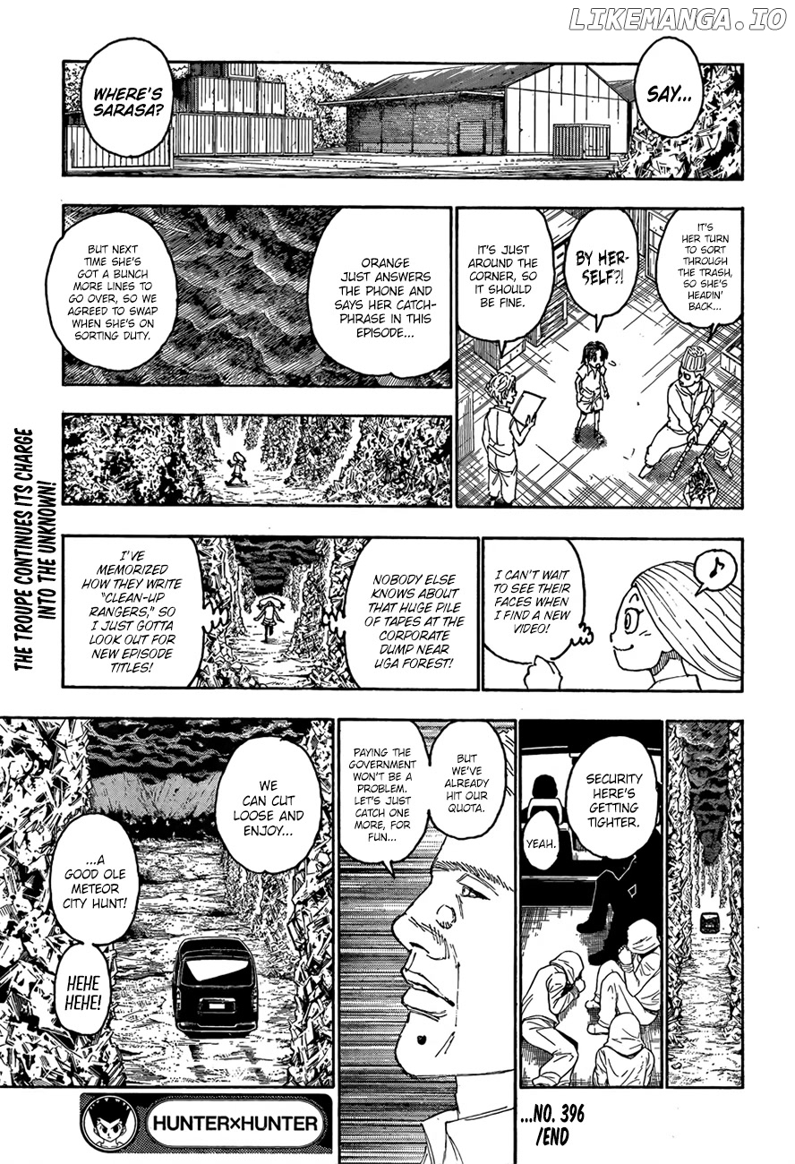 Hunter X Hunter chapter 396 - page 20