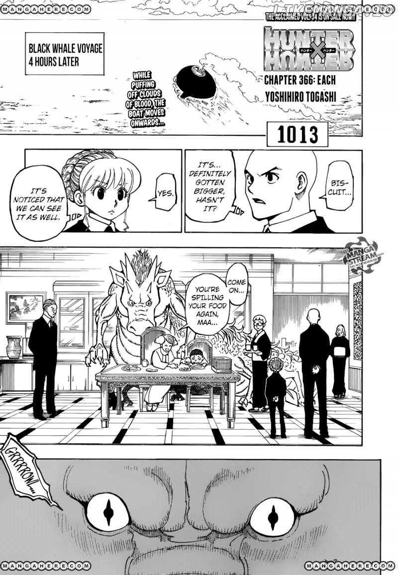 Hunter X Hunter chapter 366 - page 1