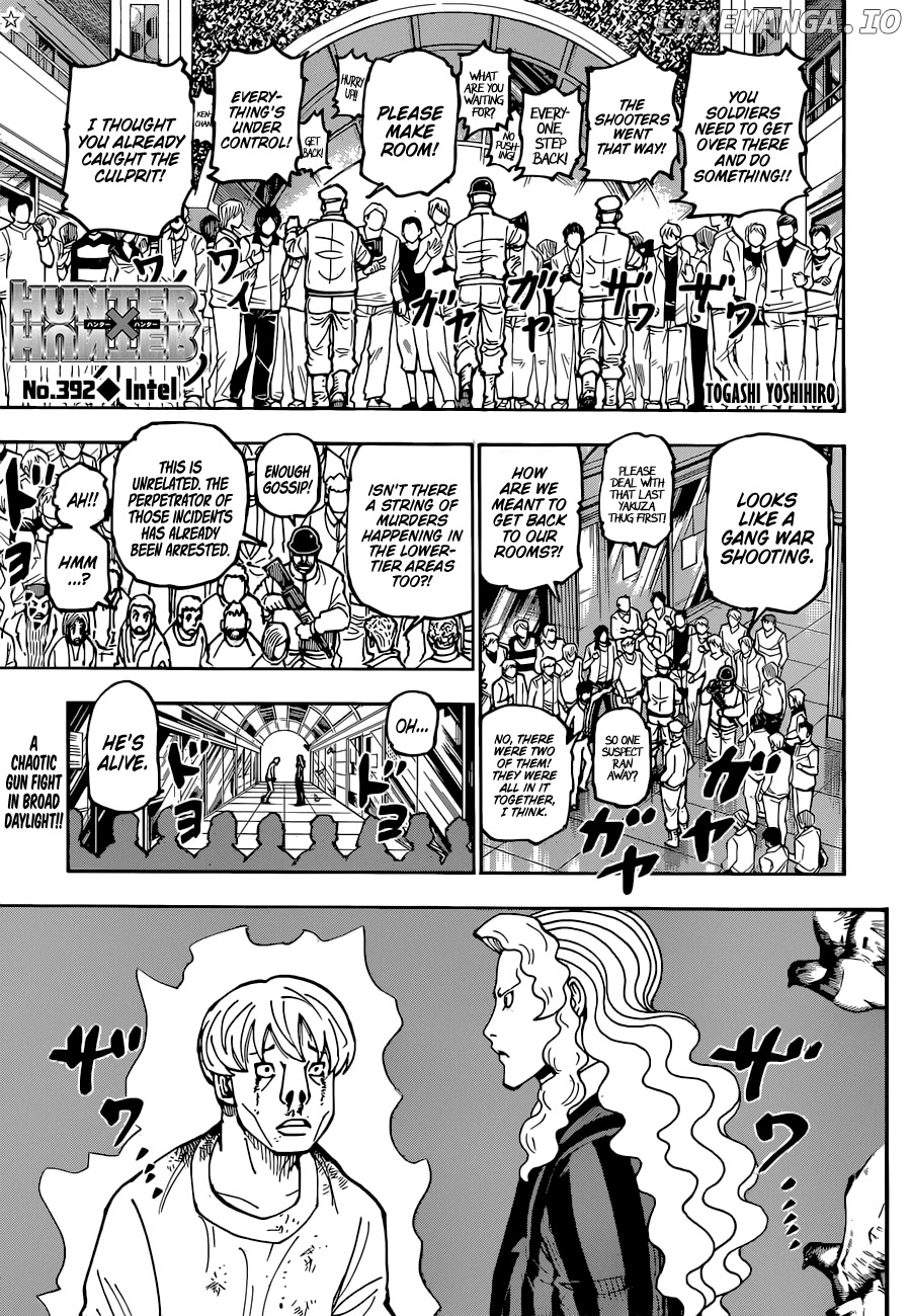 Hunter X Hunter chapter 392 - page 1