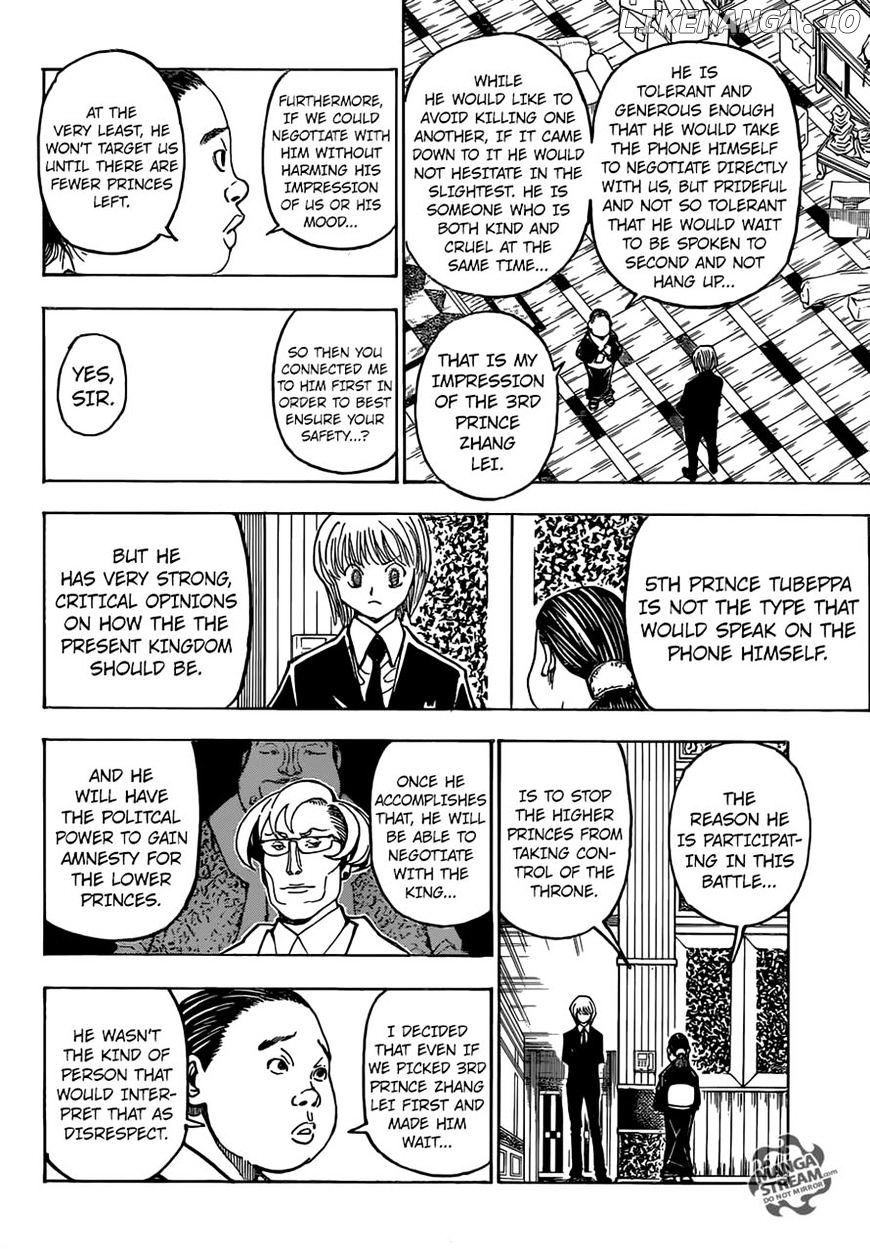 Hunter X Hunter chapter 365 - page 12