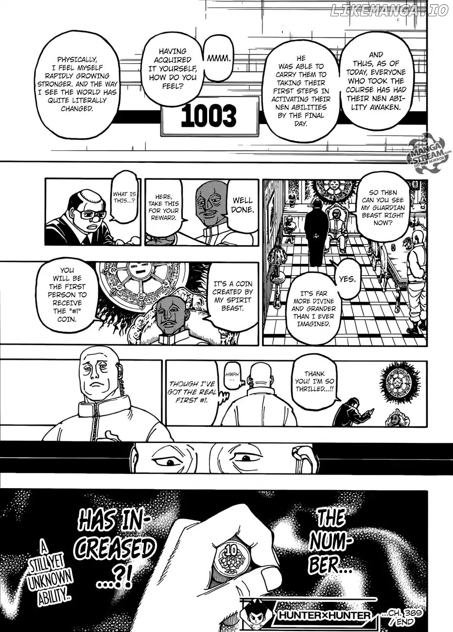 Hunter X Hunter chapter 389 - page 20