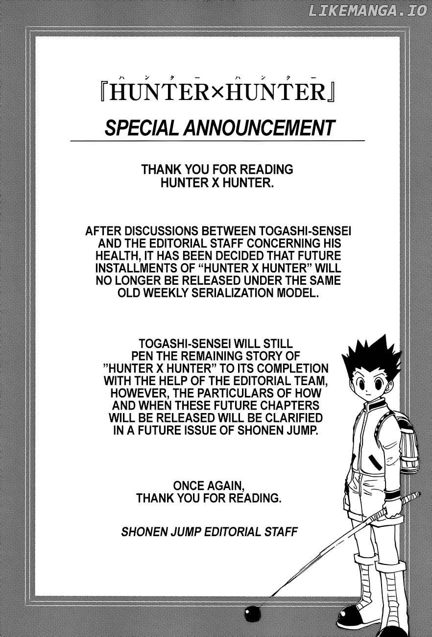 Hunter X Hunter chapter 400 - page 22