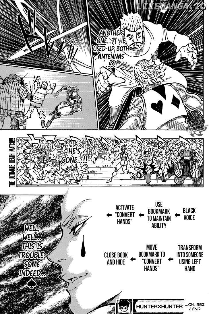 Hunter X Hunter chapter 352 - page 19