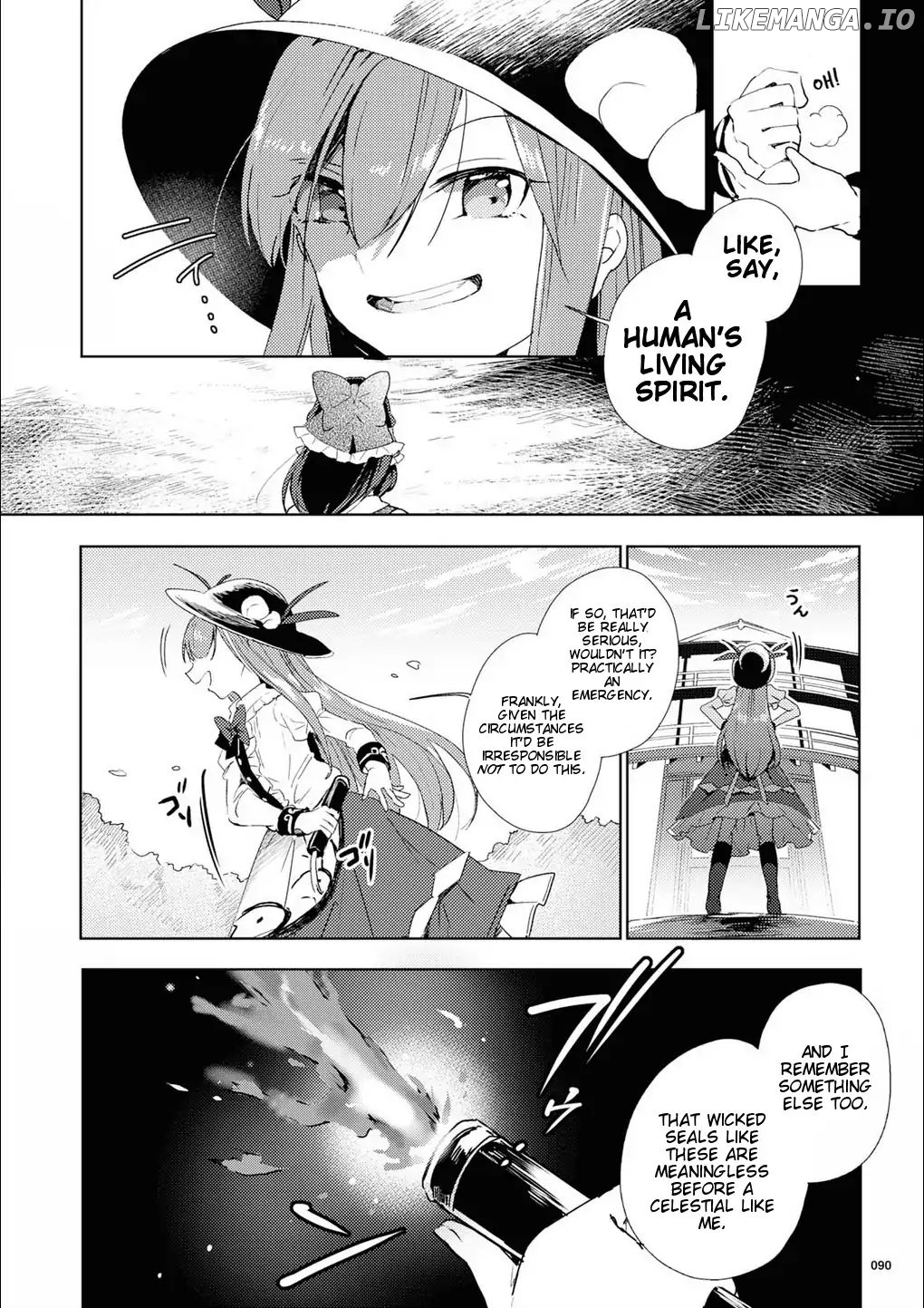 Touhou Ibarakasen - Wild and Horned Hermit chapter 48 - page 12