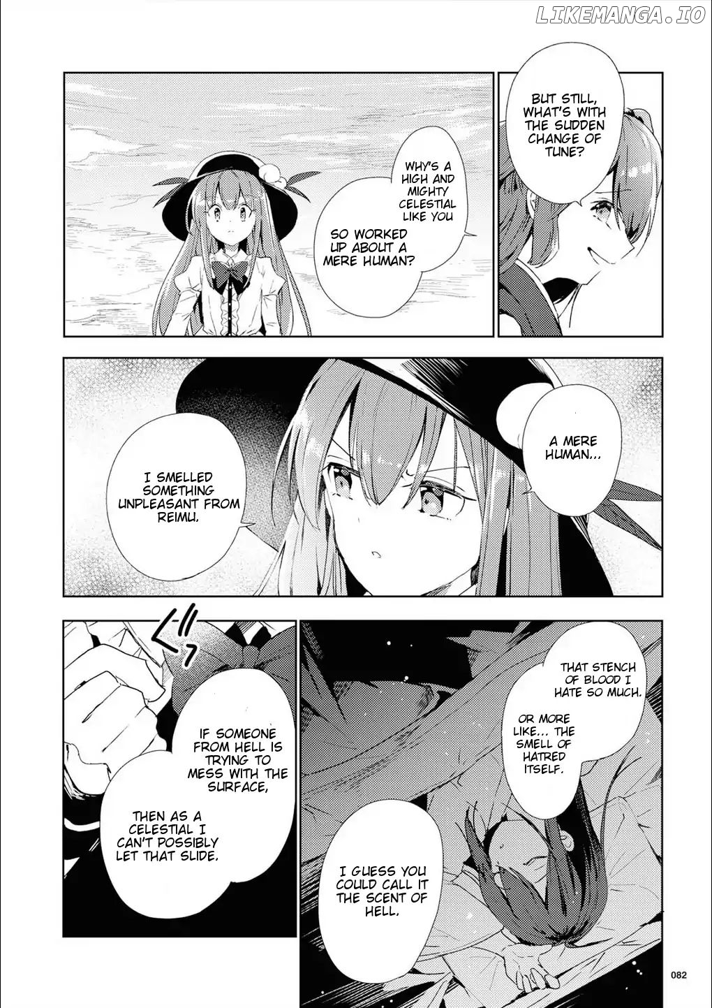 Touhou Ibarakasen - Wild and Horned Hermit chapter 48 - page 4