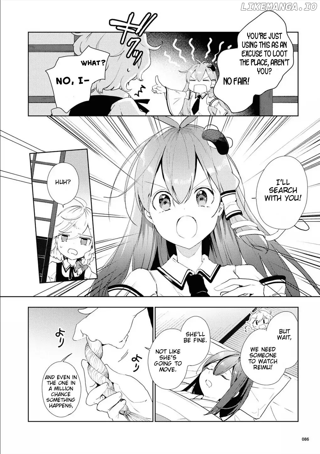 Touhou Ibarakasen - Wild and Horned Hermit chapter 48 - page 8