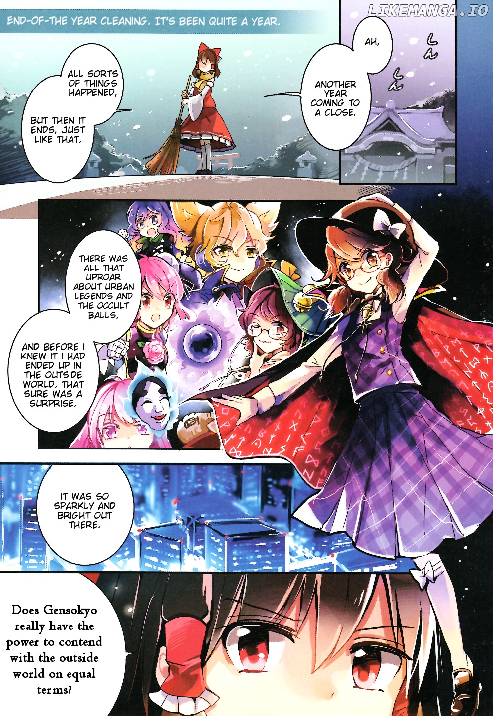 Touhou Ibarakasen - Wild and Horned Hermit chapter 31 - page 1
