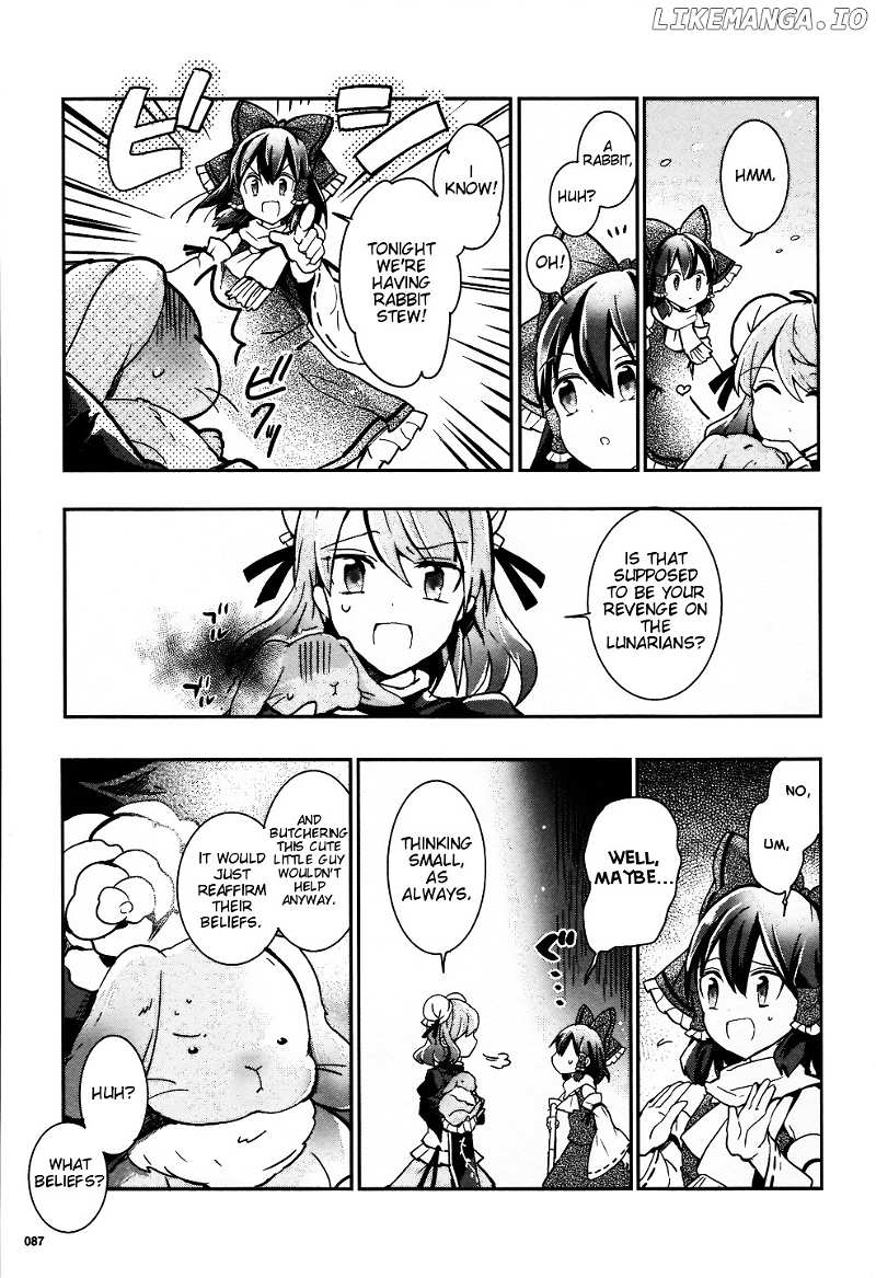 Touhou Ibarakasen - Wild and Horned Hermit chapter 31 - page 9