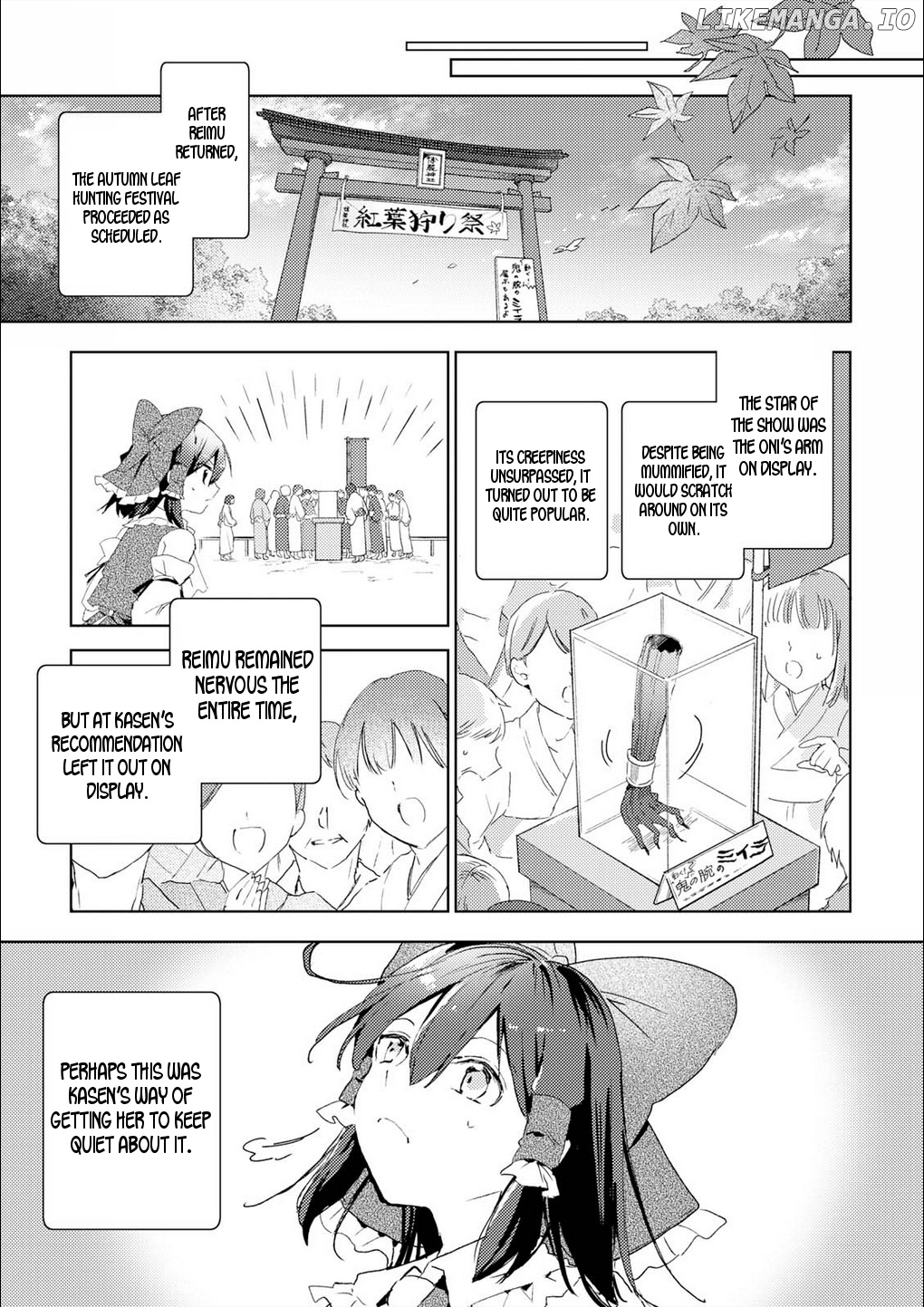 Touhou Ibarakasen - Wild and Horned Hermit chapter 50 - page 39