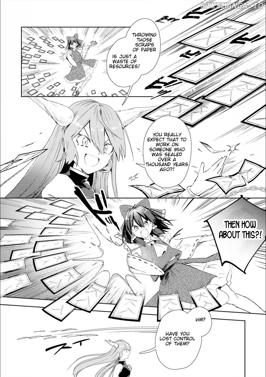 Touhou Ibarakasen - Wild and Horned Hermit chapter 50 - page 8