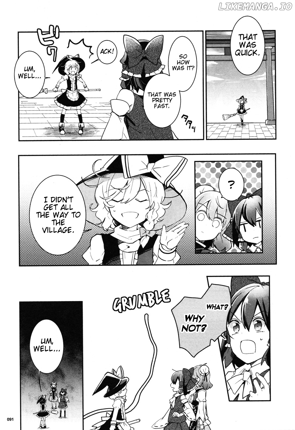 Touhou Ibarakasen - Wild and Horned Hermit chapter 36 - page 13