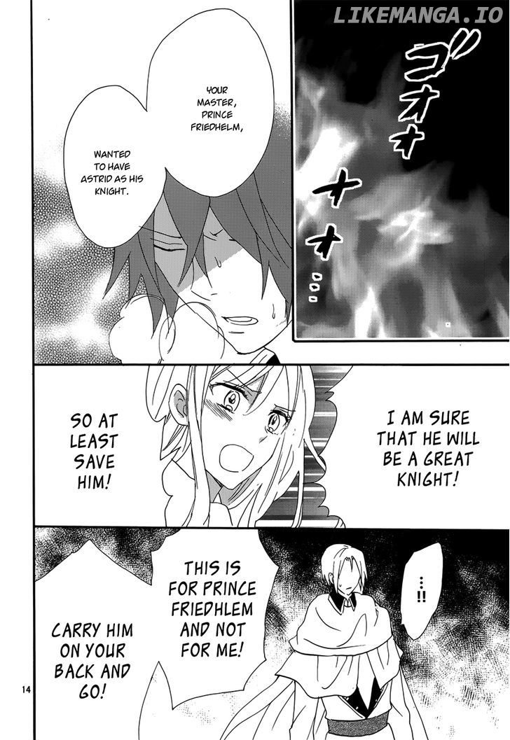 Okobore Hime to Entaku no Kishi chapter 17 - page 14