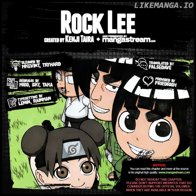 Rock Lee No Seishun Full-Power Ninden chapter 26 - page 2