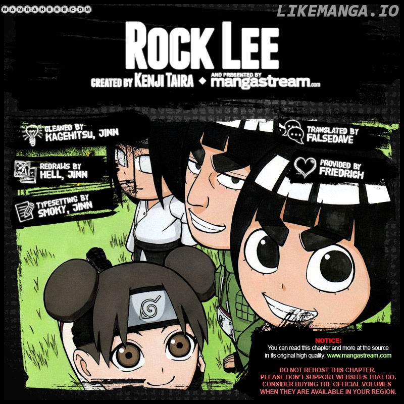 Rock Lee No Seishun Full-Power Ninden chapter 21 - page 2
